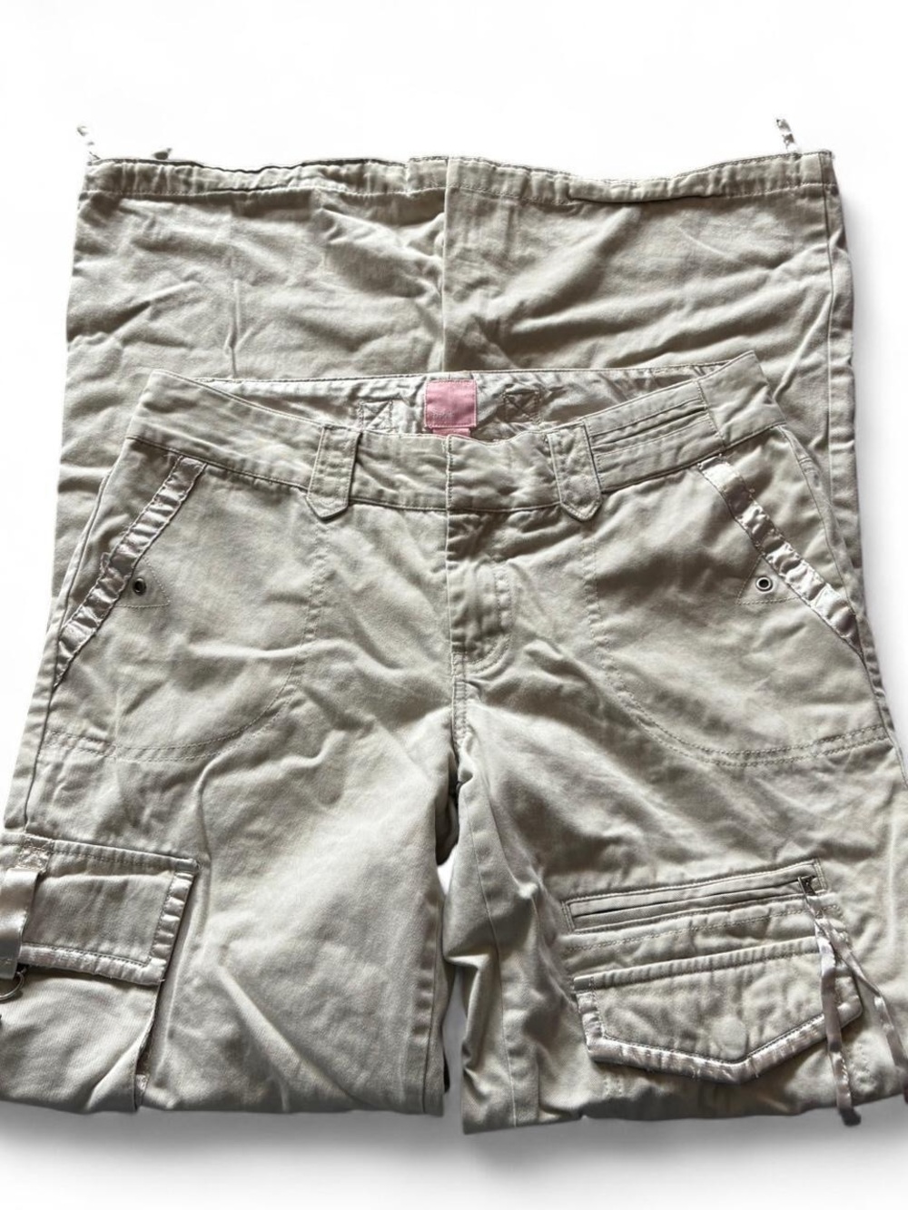 Y2K Sofia Bluenotes Beige Cargo Pants